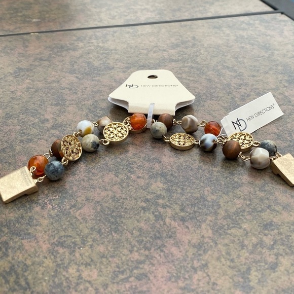 NWT NEW DIRECTIONS MULTI STONE BRACELET SET - Picture 4 of 5
